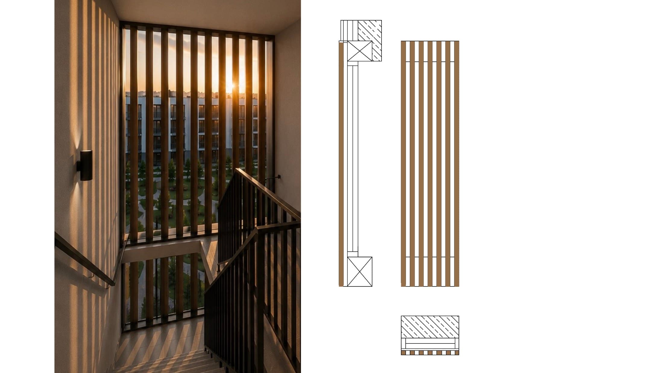 Detal architektoniczny elewacji